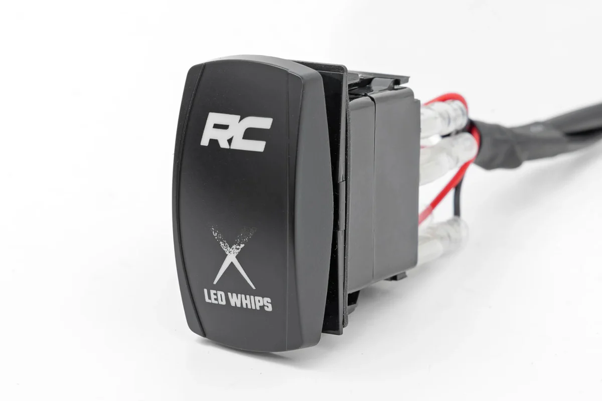 Rough Country 2400 Lumens RGBW Laser Whip Light Kit- Pair - Image 10