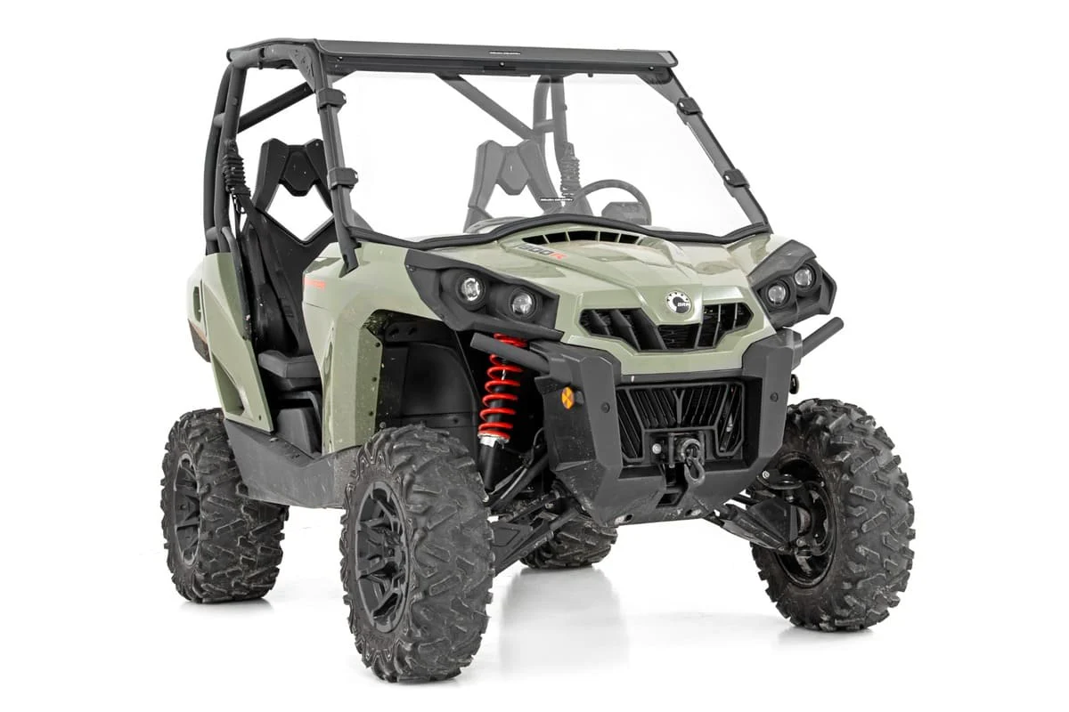 Rough Country Can-Am Commander 1000 R Scratch Resistant Full Windshield - Image 4