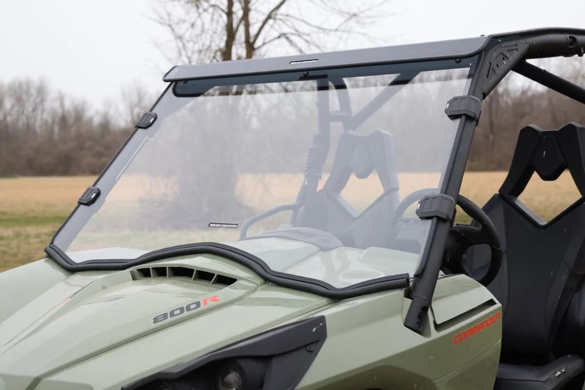 Rough Country Can-Am Commander 1000 R Scratch Resistant Full Windshield - Image 7