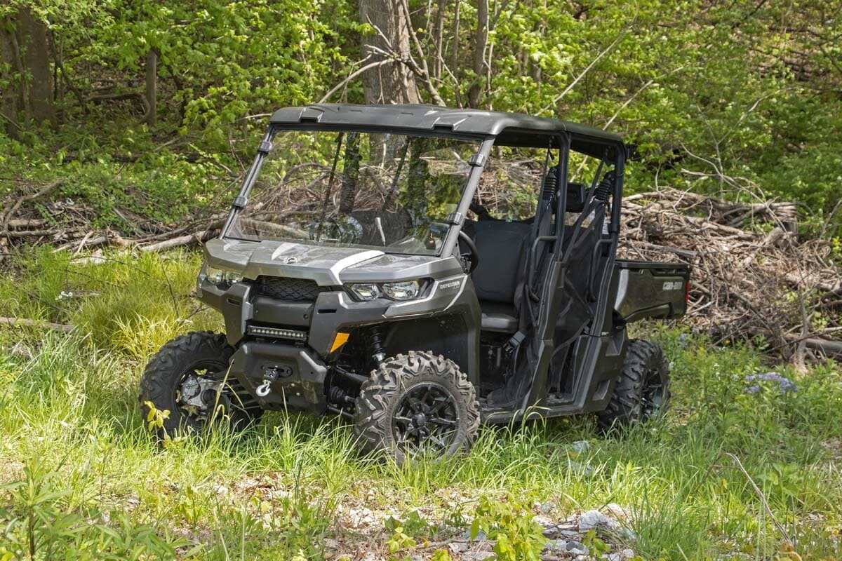 Rough Country Can-Am Defender HD Scratch Resistant Full Windshield - Image 11