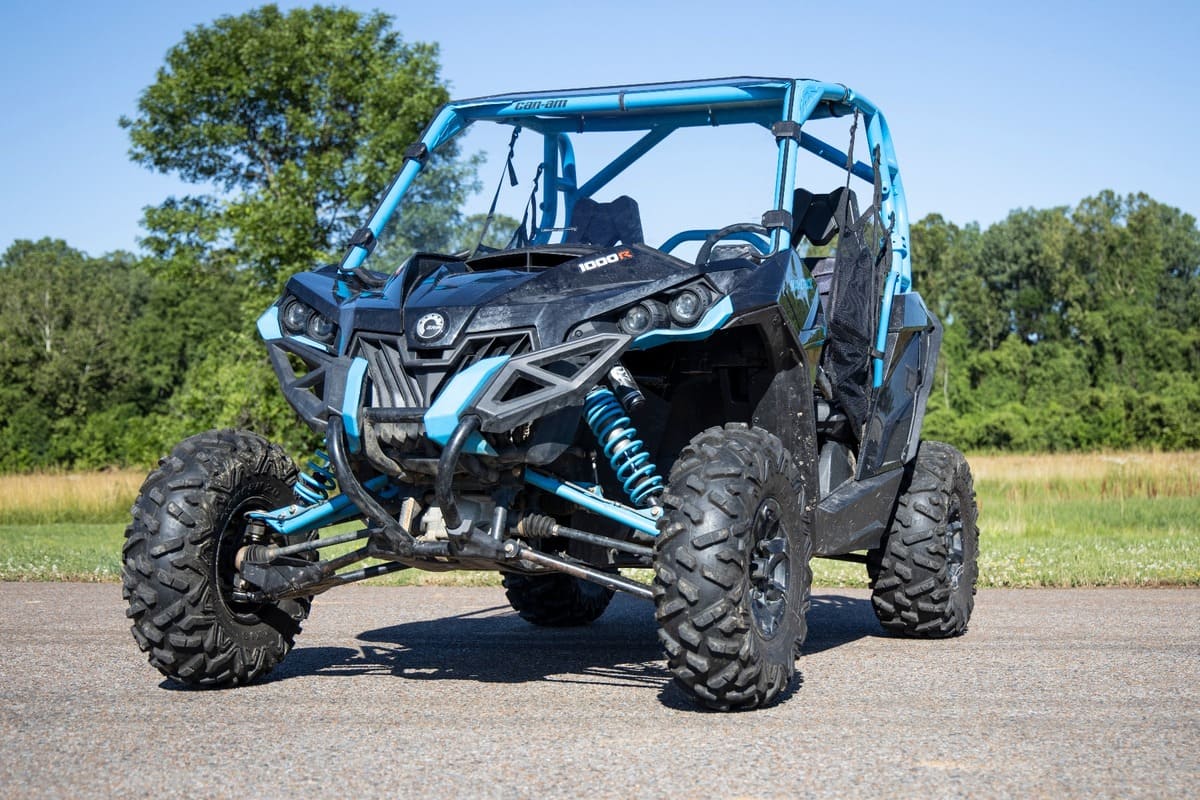 Rough Country Can-Am Maverick Max 1000R X Scratch Resistant Full Windshield - Image 10