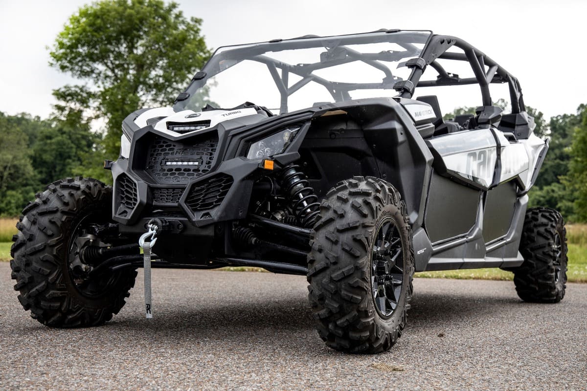Rough Country Can-Am Maverick X3 6" Black Slimline Cowl Mount LED Light Kit - Image 10