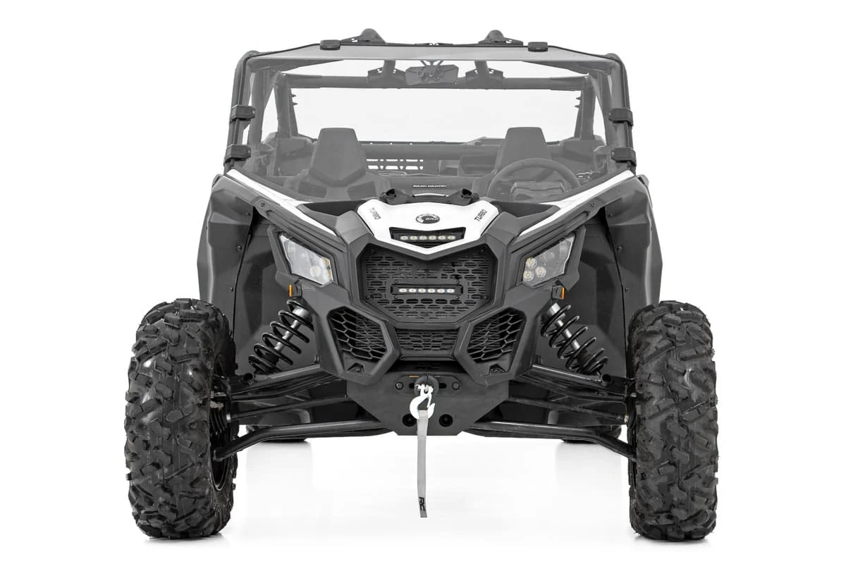Rough Country Can-Am Maverick X3 6" Black Slimline Cowl Mount LED Light Kit - Image 8