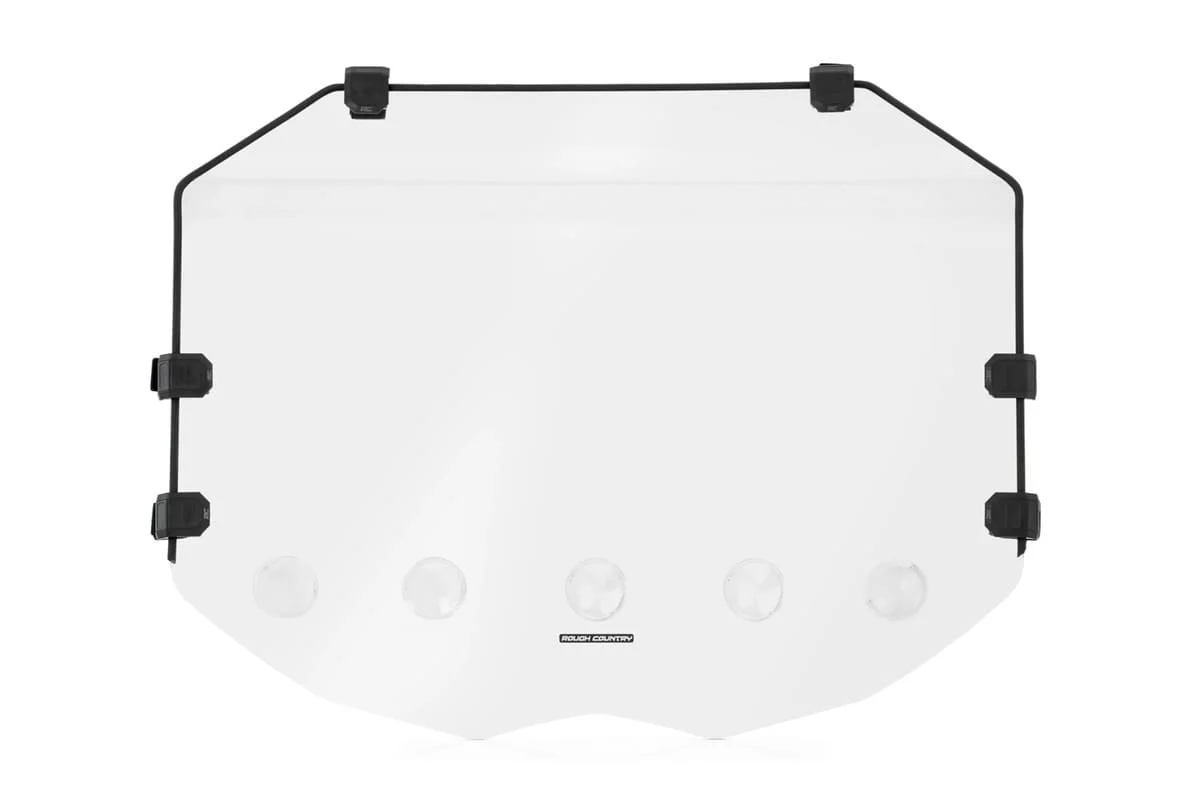 Rough Country Can-Am Maverick X3 Scratch Resistant Vented Full Windshield