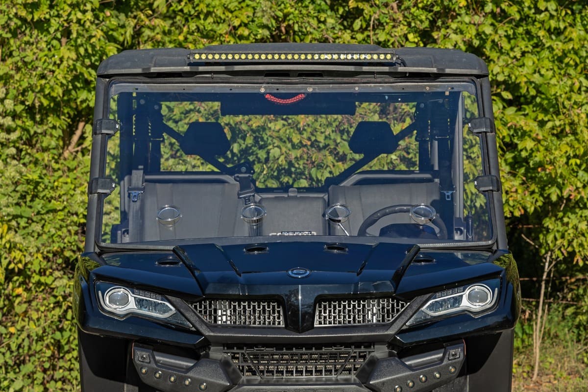 Rough Country CFMoto UForce 1000 Scratch Resistant Vented Full Windshield - Image 4
