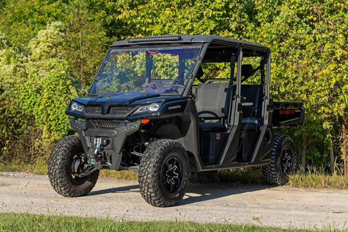 Rough Country CFMoto UForce 1000 Scratch Resistant Vented Full Windshield - Image 5