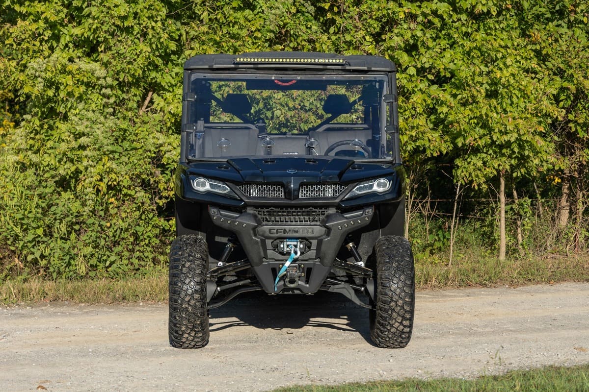 Rough Country CFMoto UForce 1000 Scratch Resistant Vented Full Windshield - Image 6