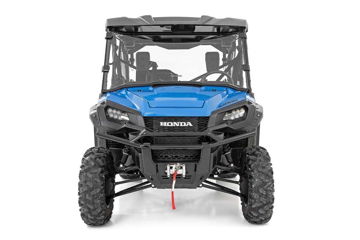 Rough Country Honda Pioneer 1000 Scratch Resistant Full Windshield - Image 2
