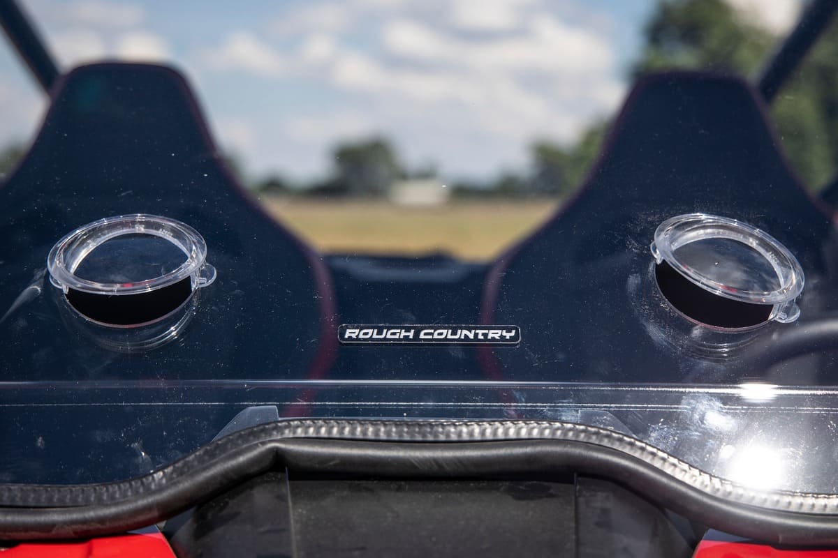 Rough Country Honda Talon 1000 Scratch Resistant Vented Full Windshield - Image 13