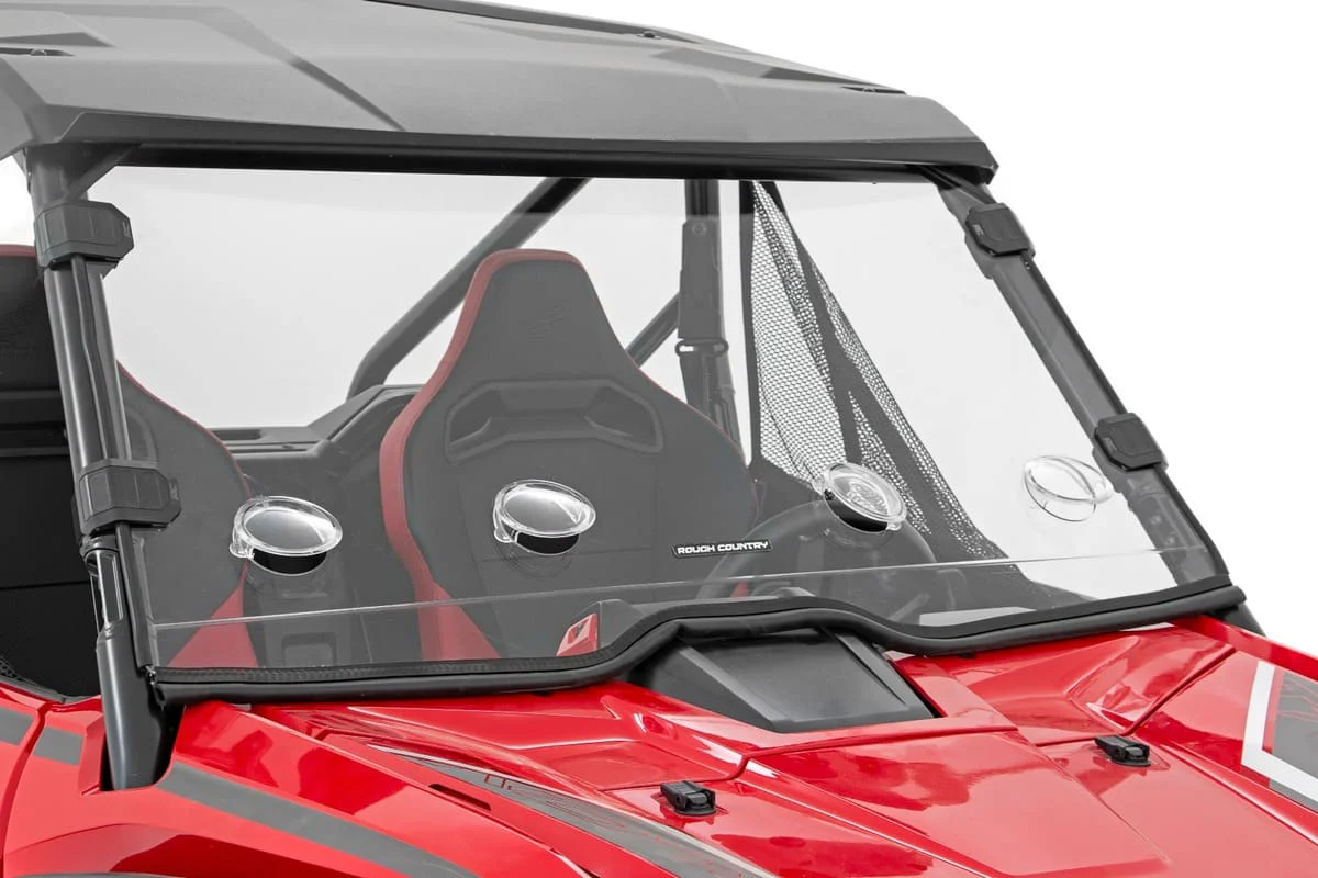 Rough Country Honda Talon 1000 Scratch Resistant Vented Full Windshield - Image 6