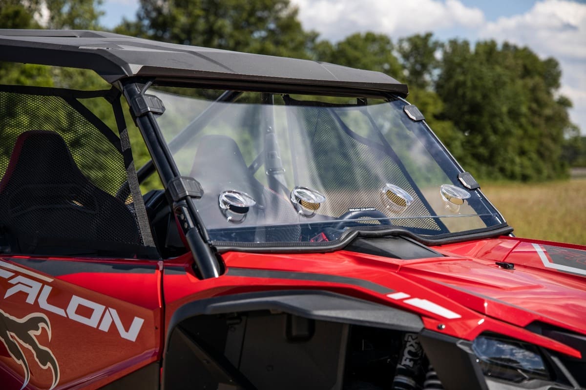 Rough Country Honda Talon 1000 Scratch Resistant Vented Full Windshield - Image 8