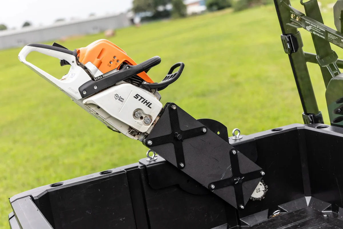 Rough Country Polaris/Can-Am Bed Side Mount Chainsaw Carrier - Image 7