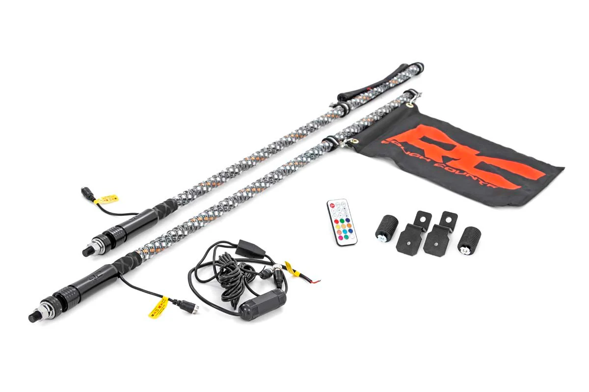 Rough Country Polaris General/Ranger 1000/ XP 1000/ XP 900 Whip Mount - Image 14