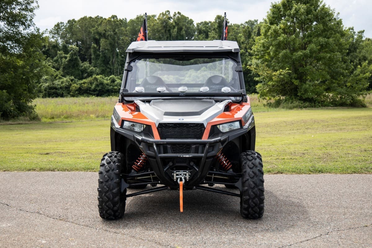 Rough Country Polaris General Scratch Resistant Vented Full Windshield - Image 2