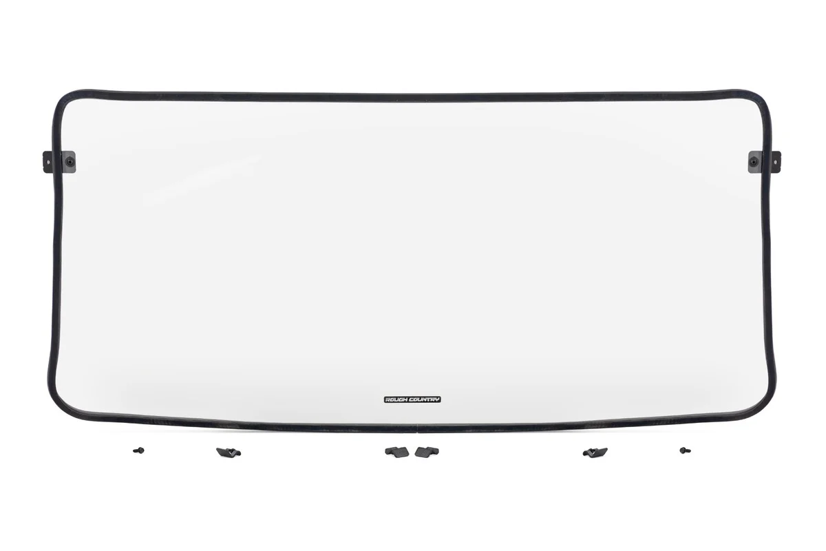 Rough Country Polaris Xpedition Scratch Resistant Full Windshield - Image 6