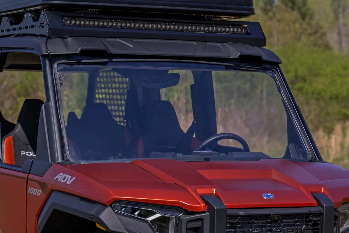 Rough Country Polaris Xpedition Scratch Resistant Full Windshield - Image 7