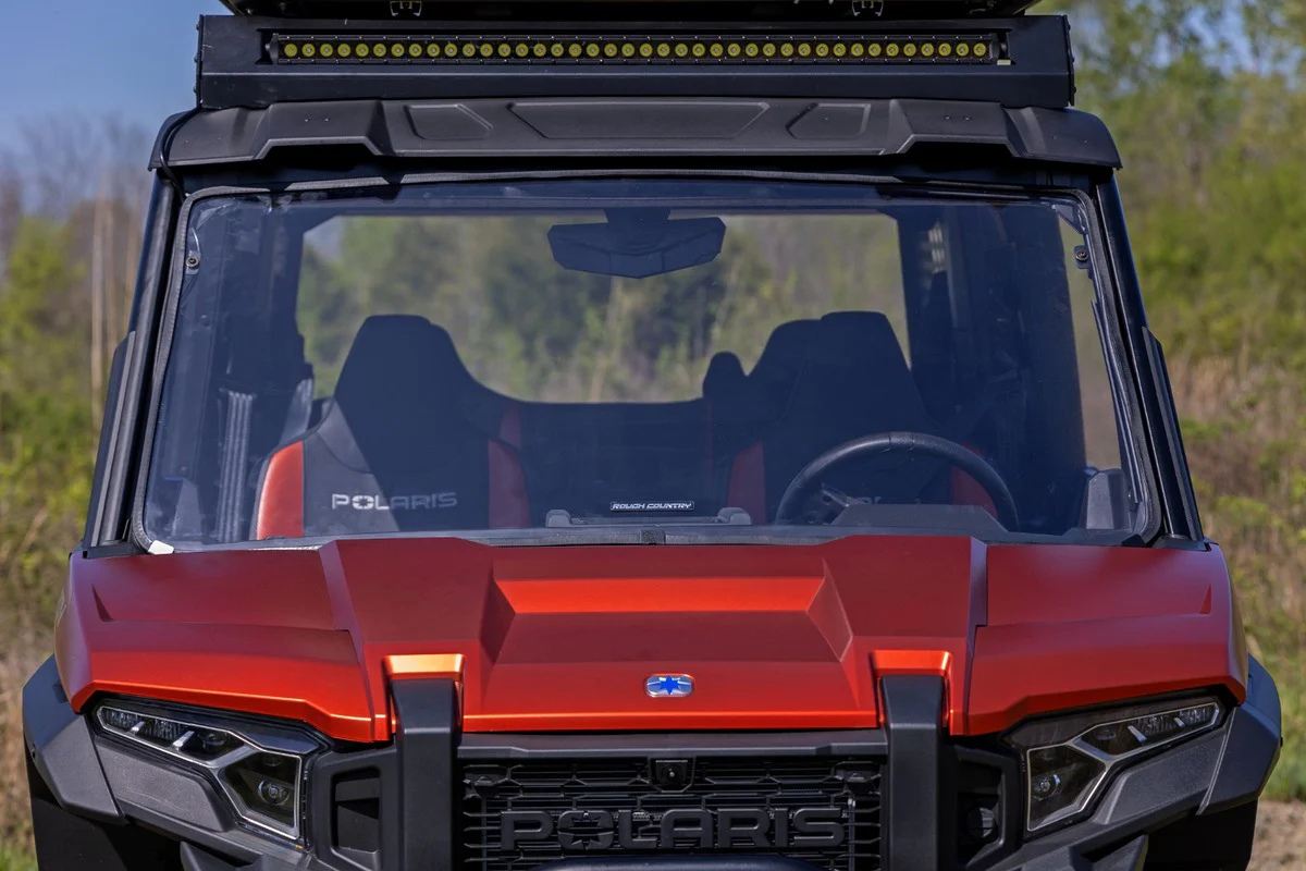 Rough Country Polaris Xpedition Scratch Resistant Full Windshield - Image 9