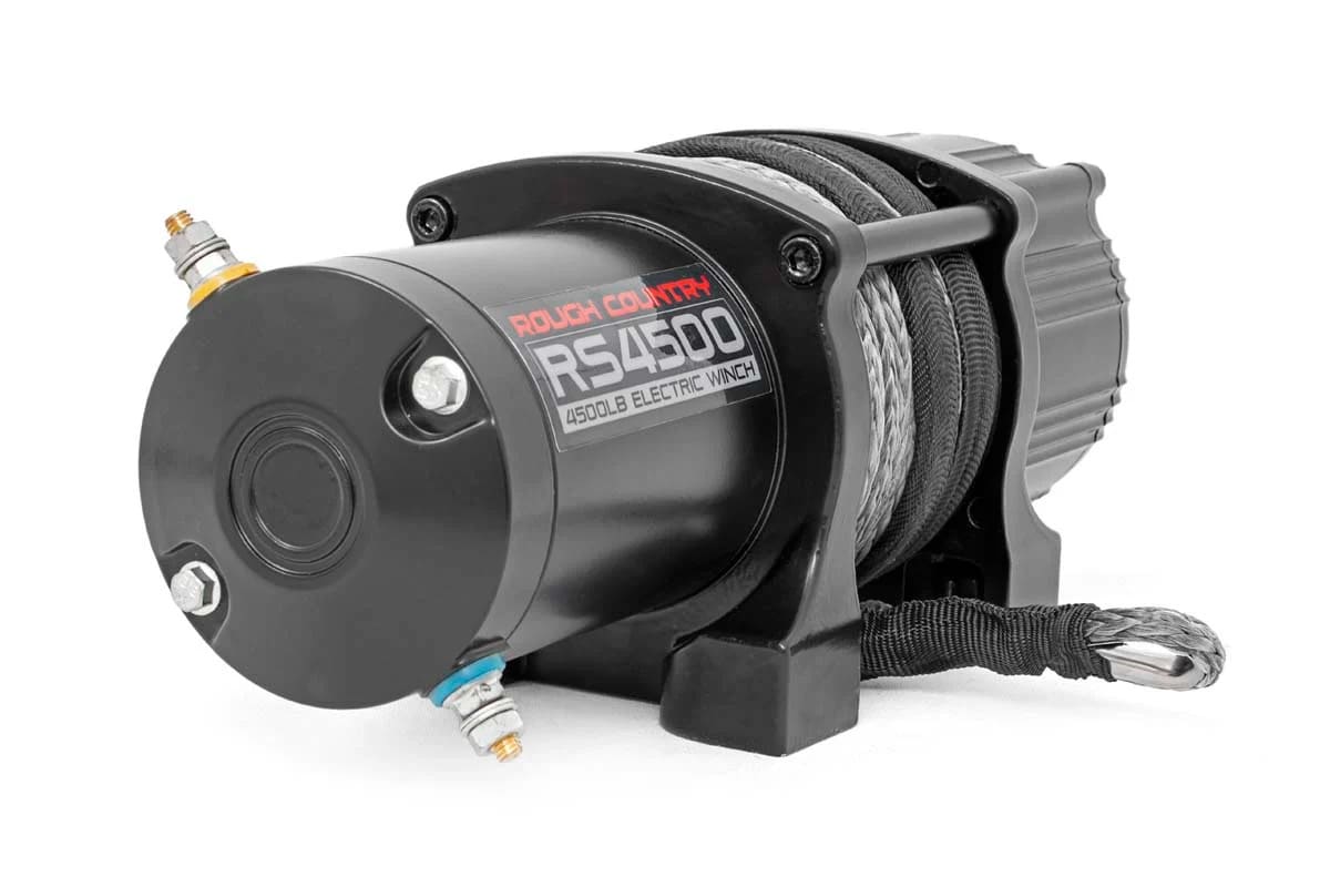 Rough Country UTV 4500 lb Winch w/ Remote Synthetic Rope - Image 3