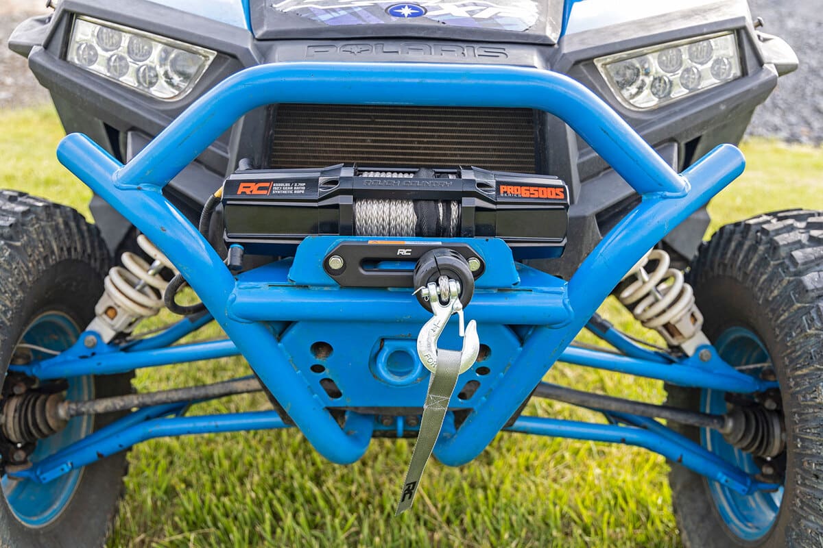 Rough Country UTV 6500 lb Winch w/ Remote Synthetic Rope - Image 17