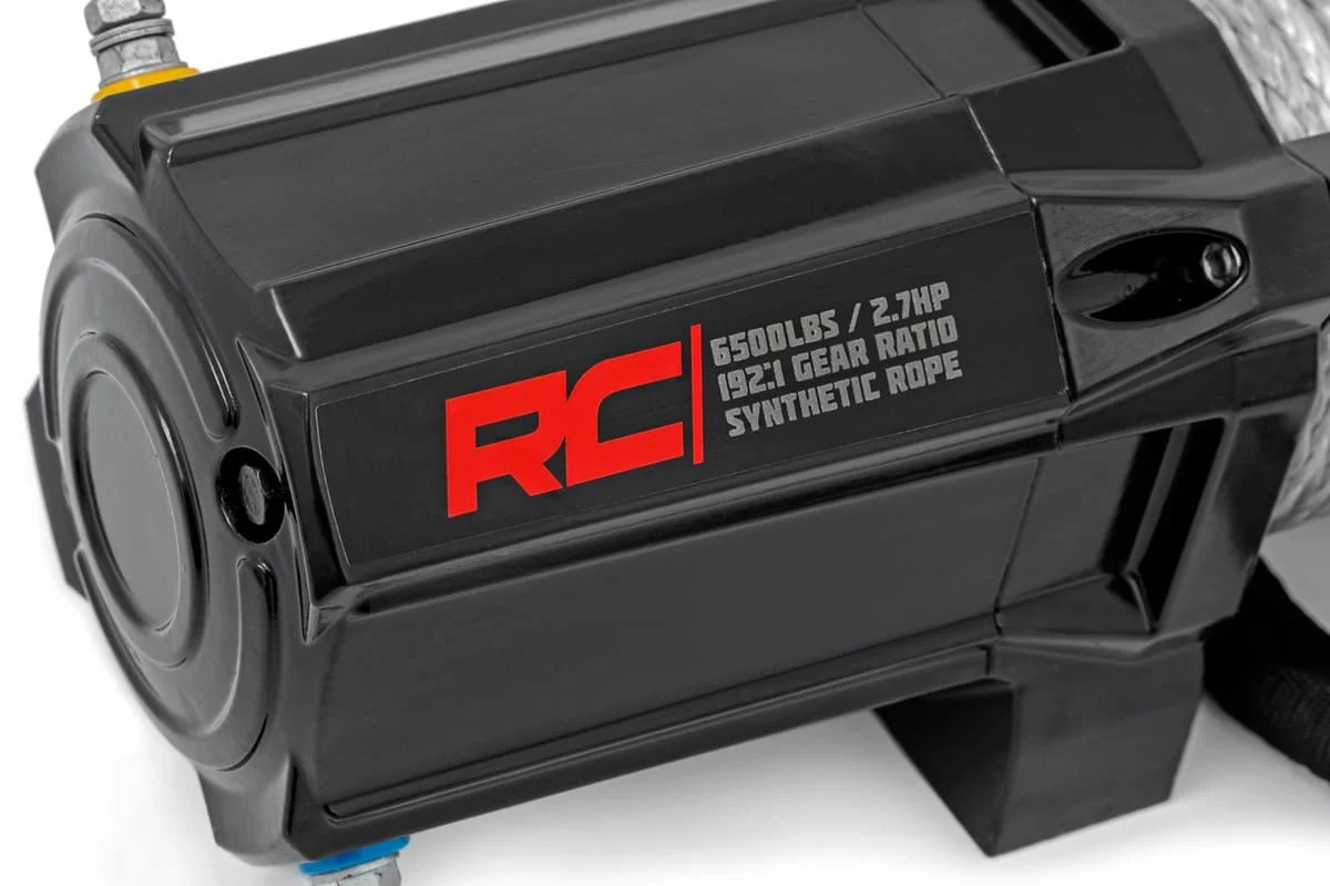 Rough Country UTV 6500 lb Winch w/ Remote Synthetic Rope - Image 4