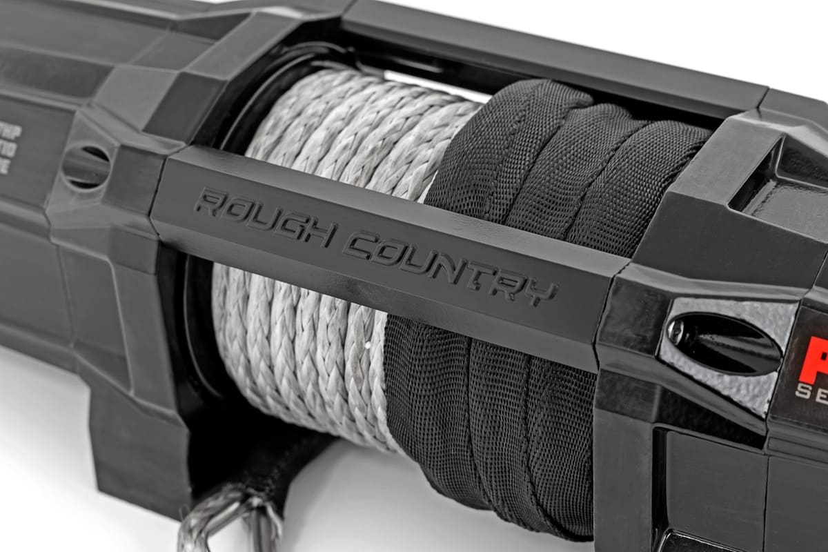 Rough Country UTV 6500 lb Winch w/ Remote Synthetic Rope - Image 9