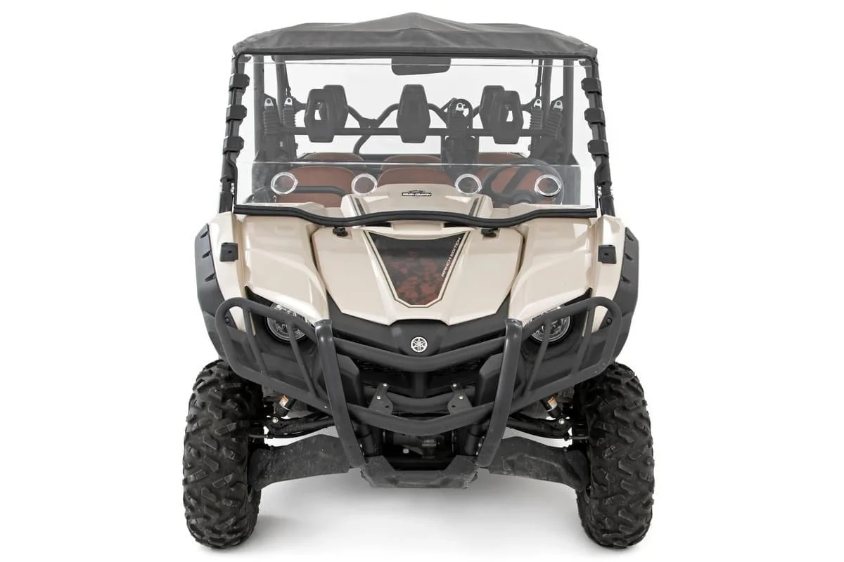 Rough Country Yamaha Viking EPS Scratch Resistant Vented Full Windshield - Image 6