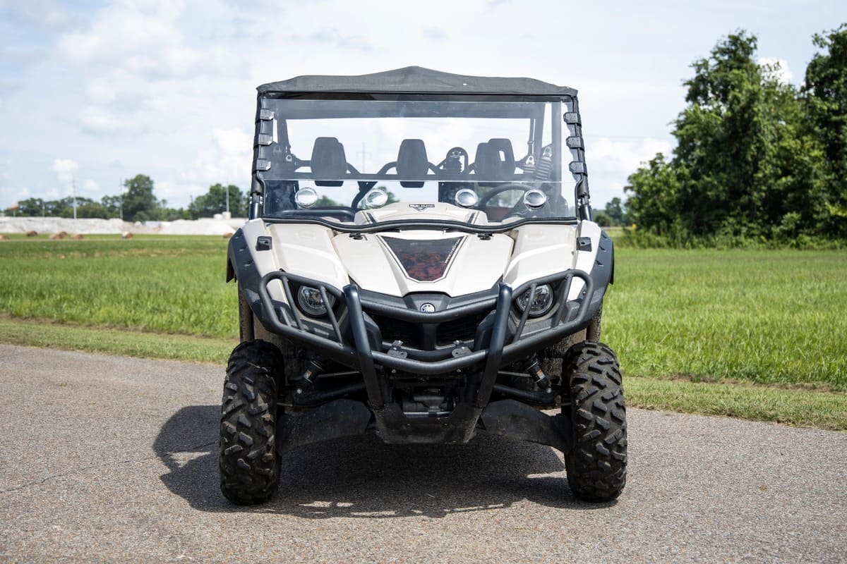 Rough Country Yamaha Viking EPS Scratch Resistant Vented Full Windshield - Image 8