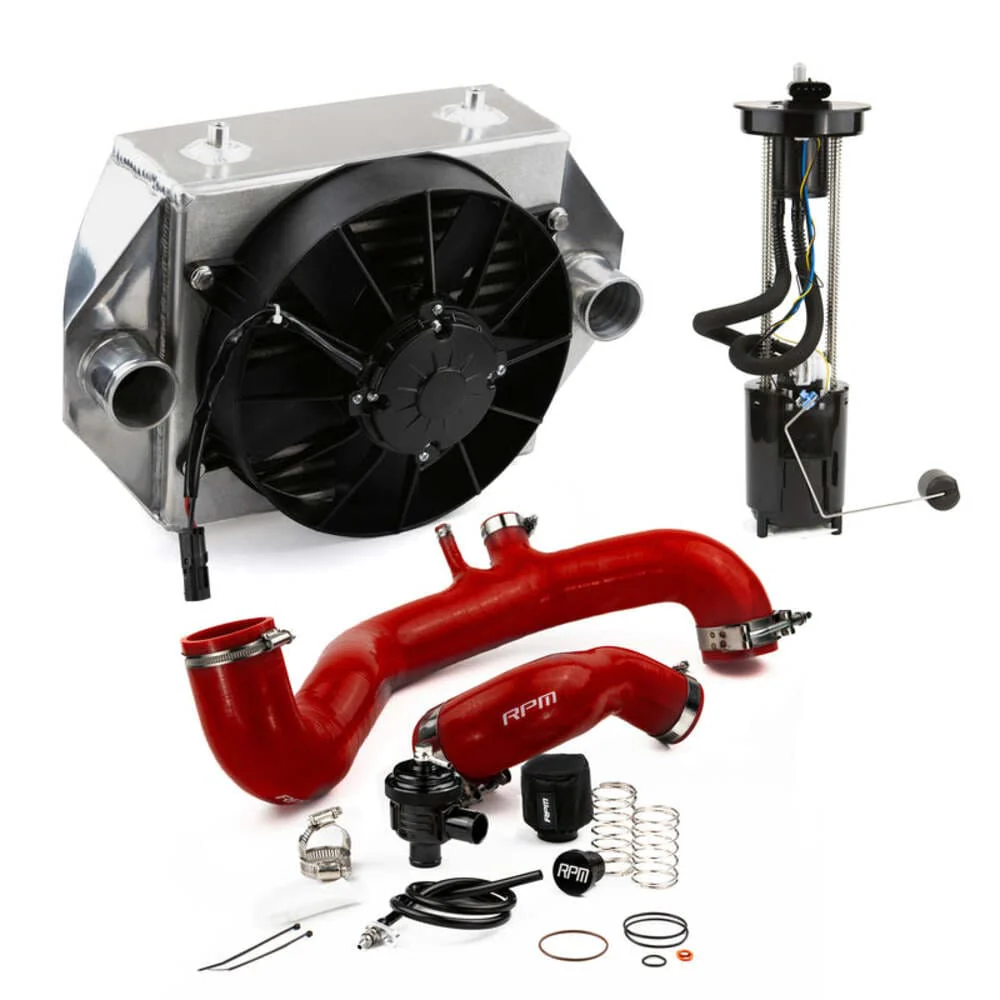RPM  '17-'19 Can-Am Maverick X3 Upgrade kit Big Core Intercooler Fuel Pump & Silicone 120HP to 170+HP - Image 3