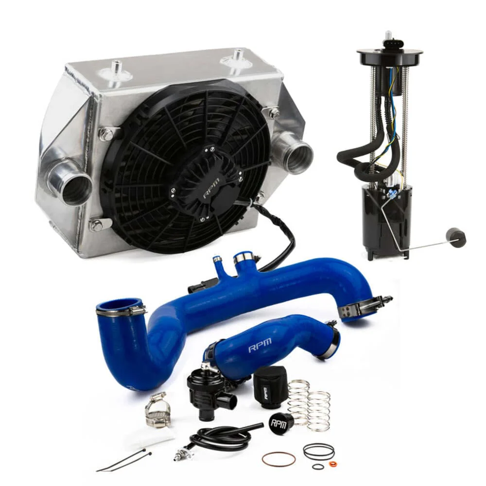 RPM  '17-'19 Can-Am Maverick X3 Upgrade kit Big Core Intercooler Fuel Pump & Silicone 120HP to 170+HP - Image 4