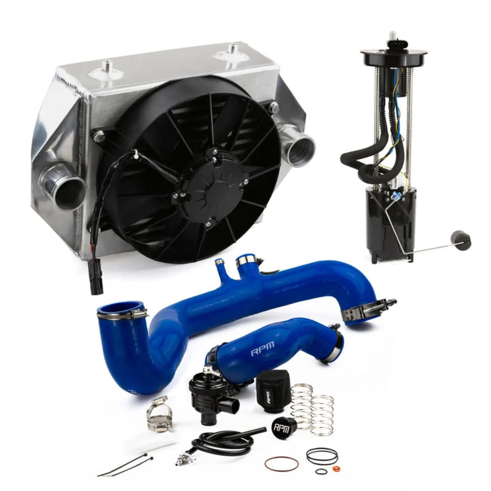RPM  '17-'19 Can-Am Maverick X3 Upgrade kit Big Core Intercooler Fuel Pump & Silicone 120HP to 170+HP - Image 5
