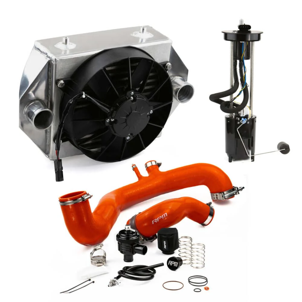 RPM  '17-'19 Can-Am Maverick X3 Upgrade kit Big Core Intercooler Fuel Pump & Silicone 120HP to 170+HP - Image 7