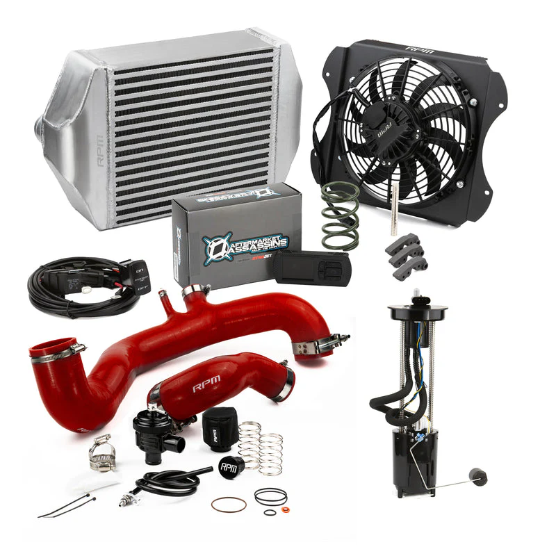 RPM '20-'22 Can-Am Maverick X3 120HP to 205HP Complete Upgrade Kit X3 Big Core Intercooler Kit & Tuner - Image 4