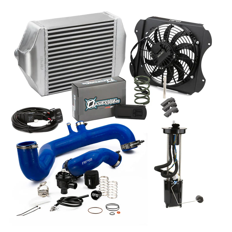 RPM '20-'22 Can-Am Maverick X3 120HP to 205HP Complete Upgrade Kit X3 Big Core Intercooler Kit & Tuner - Image 5