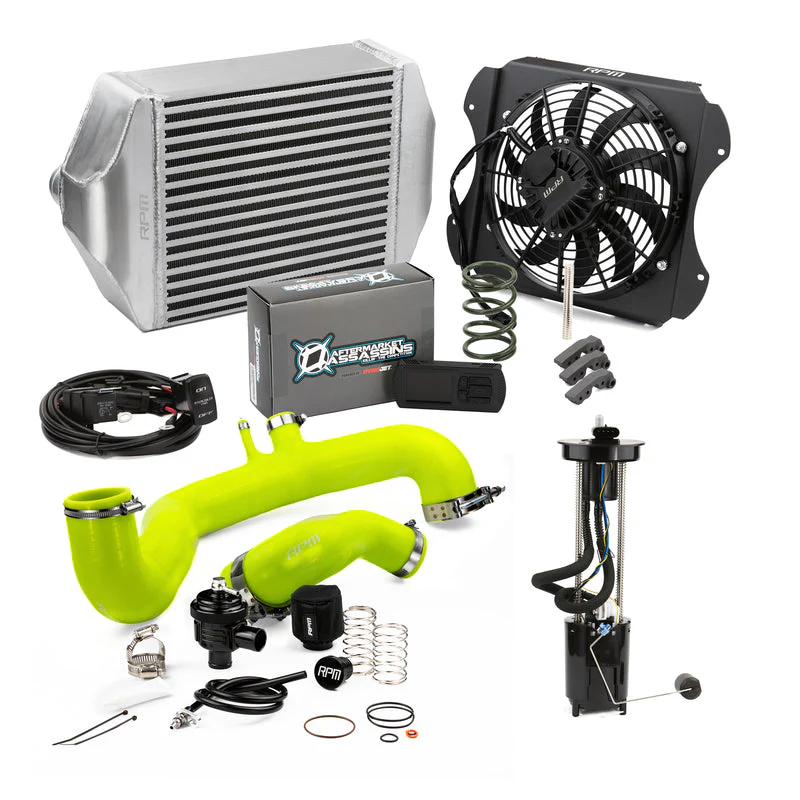 RPM '20-'22 Can-Am Maverick X3 120HP to 205HP Complete Upgrade Kit X3 Big Core Intercooler Kit & Tuner - Image 9