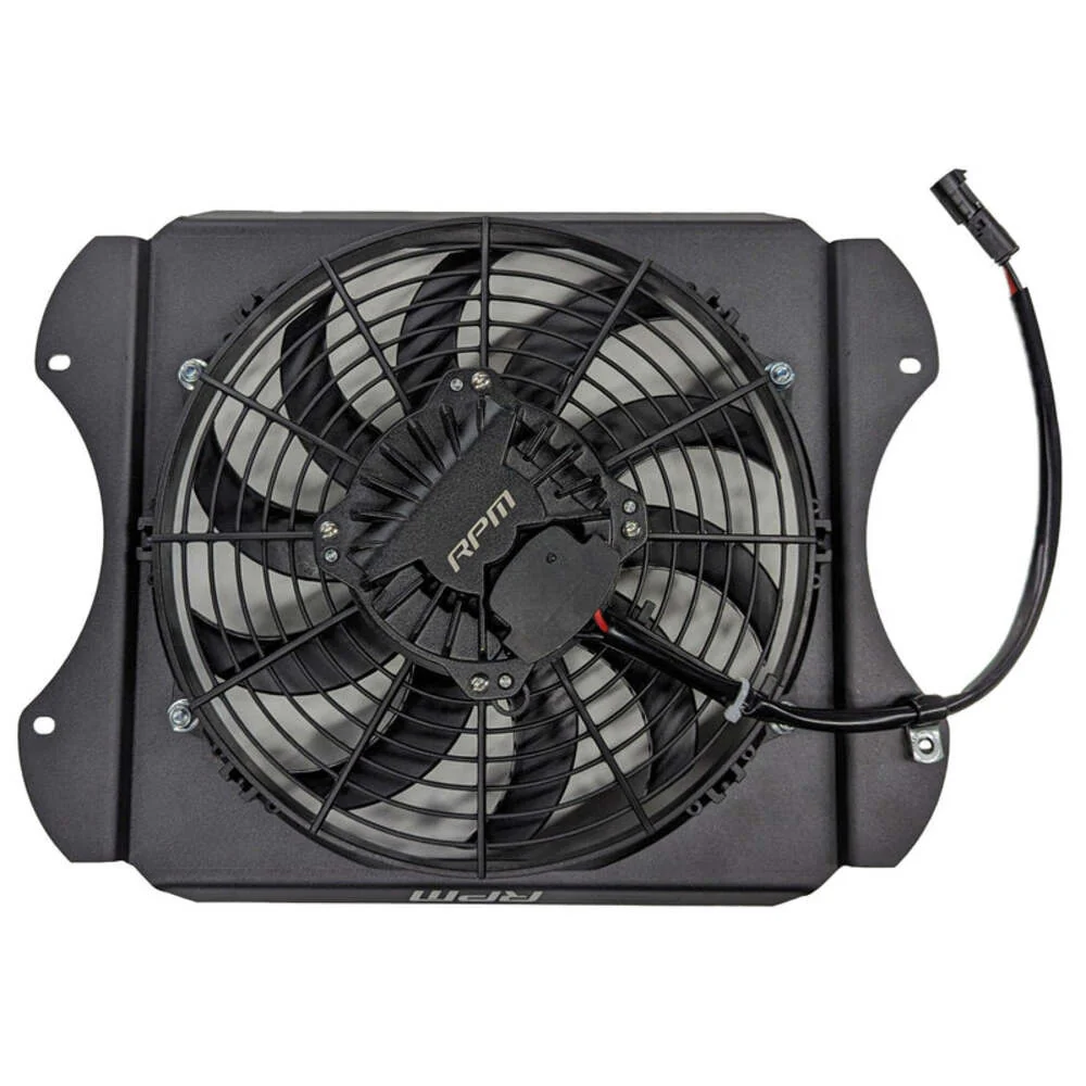 RPM '20-'25 Can-Am Maverick X3 Sealed Intercooler Fan Shroud & 10" 10 Blade Brushless Fan - Image 2