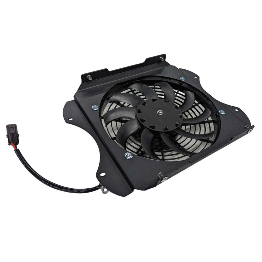 RPM '20-'25 Can-Am Maverick X3 Sealed Intercooler Fan Shroud & 10" 10 Blade Brushless Fan - Image 3