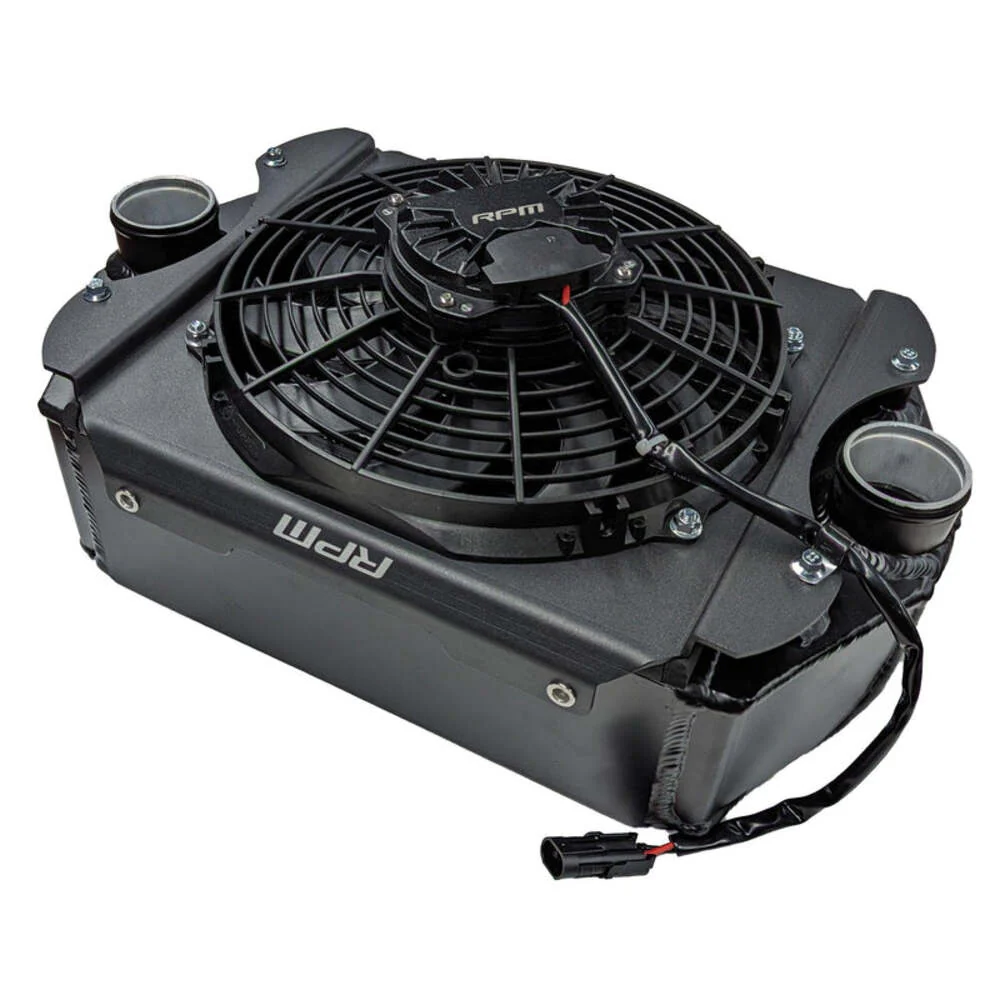 RPM '20-'25 Can-Am Maverick X3 Sealed Intercooler Fan Shroud & 10" 10 Blade Brushless Fan - Image 4