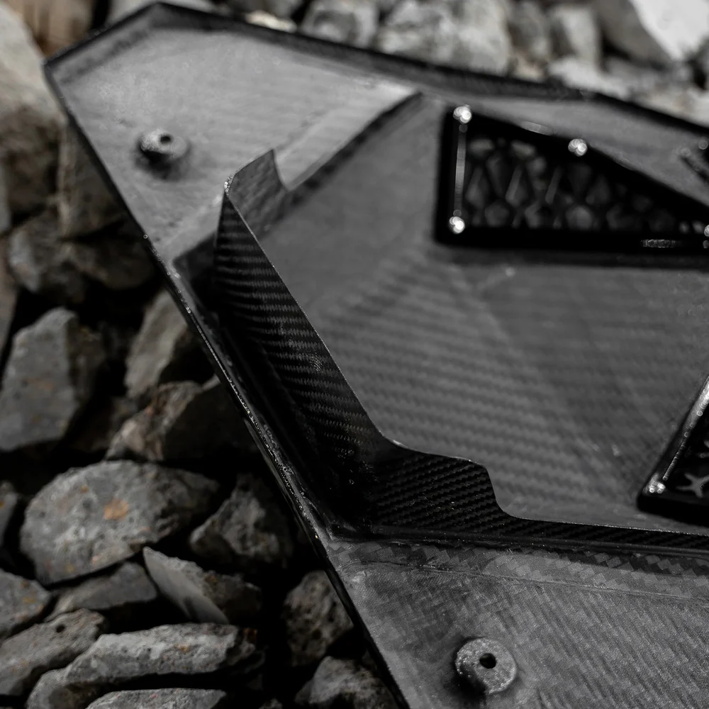RPM '25-'26 Polaris RZR Pro R Ram Air Carbon Fiber Hood - Image 5