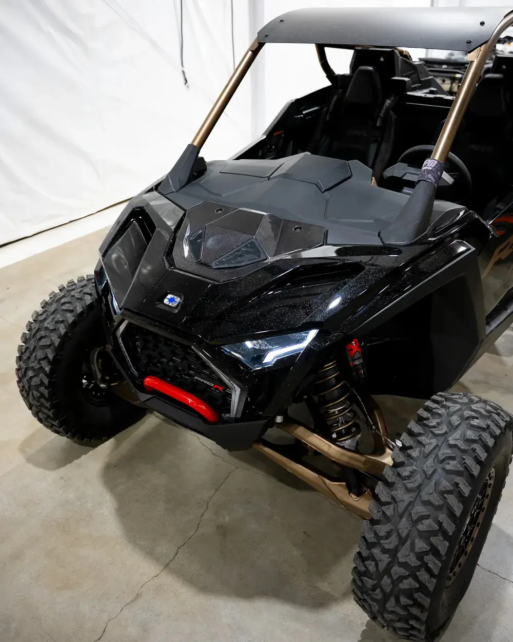 RPM '25-'26 Polaris RZR Pro R Ram Air Carbon Fiber Hood - Image 6