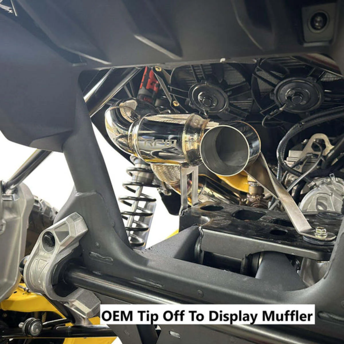 RPM Can-Am Maverick R 3" Slip On Muffler Delete & Race Pipe - Image 8