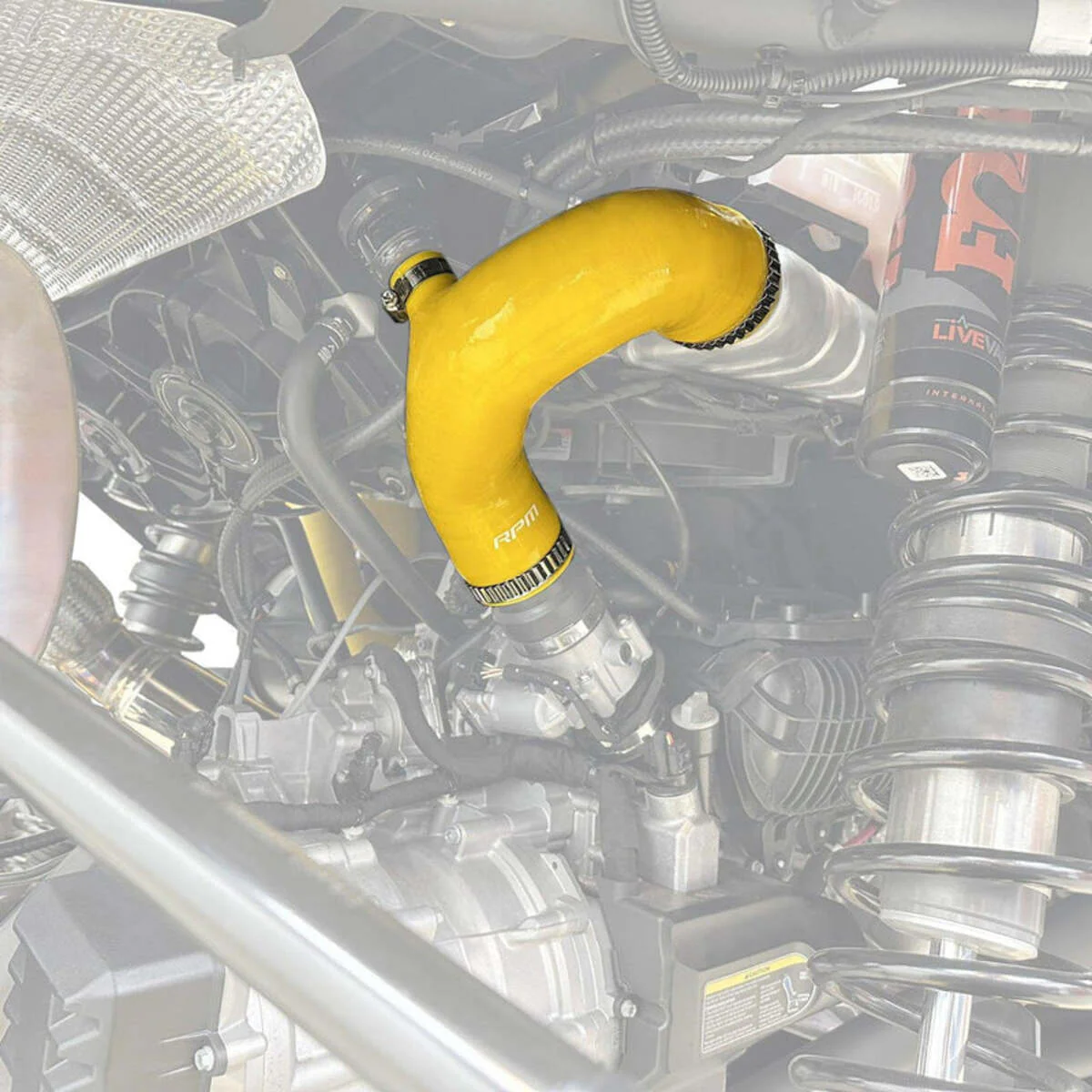 RPM Can-Am Maverick R 5 Ply Wire Reinforced BOV Charge Tube - Image 9