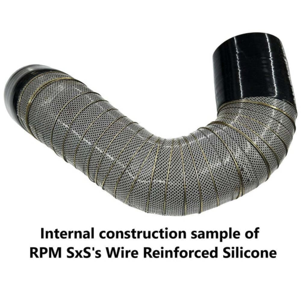 RPM Can-Am Maverick R 5Ply Wire Reinforced Airbox Turbo Intake Tube - Image 2