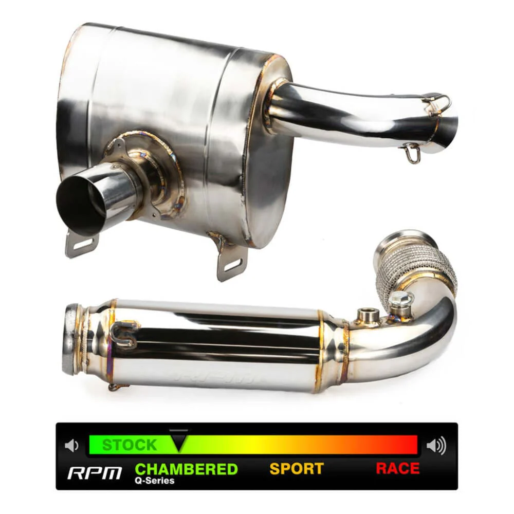 RPM Can Am Maverick X3 Full 3" Chambered Q-Series Turbo Back Exhaust System - Image 14