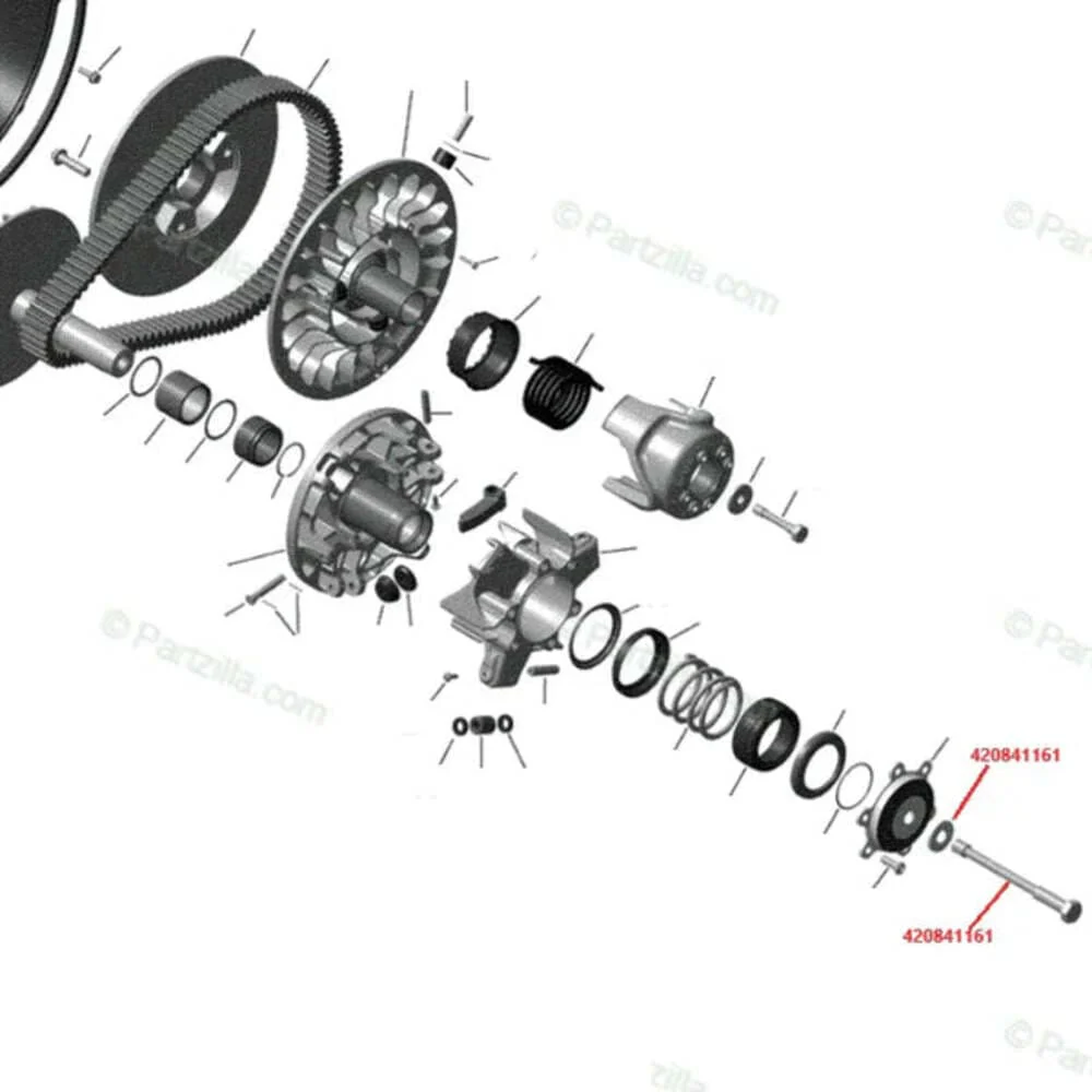 RPM Can-Am Maverick X3 Titanium Clutch Bolt & Washer - Image 3
