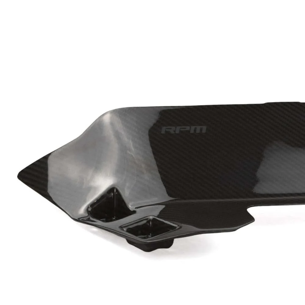 RPM Polaris Pro R/ Pro S/ Turbo R Carbon Fiber Radiator Heat Air Deflector & Cab Cooling Panel - Image 3