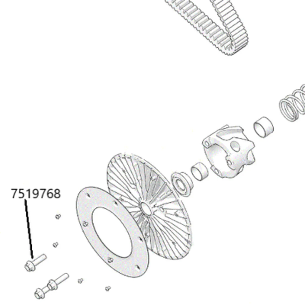 RPM Polaris RZR Pro R Titanium Secondary Clutch Bolts & M12x1.75x45 Hex Flange - Image 3