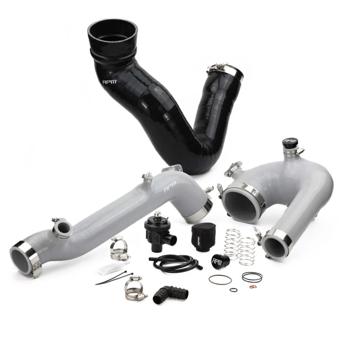 RPM Polaris RZR Silicone Intake J-Tube, Charge Tube w/ BOV, & Intake Tube Kit - Image 4