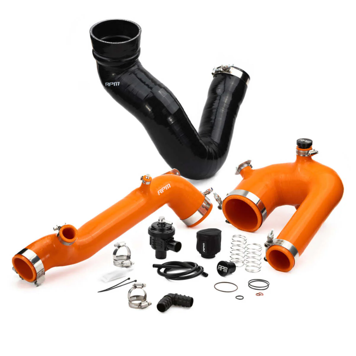 RPM Polaris RZR Silicone Intake J-Tube, Charge Tube w/ BOV, & Intake Tube Kit - Image 5