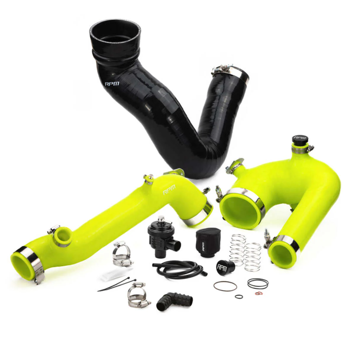 RPM Polaris RZR Silicone Intake J-Tube, Charge Tube w/ BOV, & Intake Tube Kit - Image 6