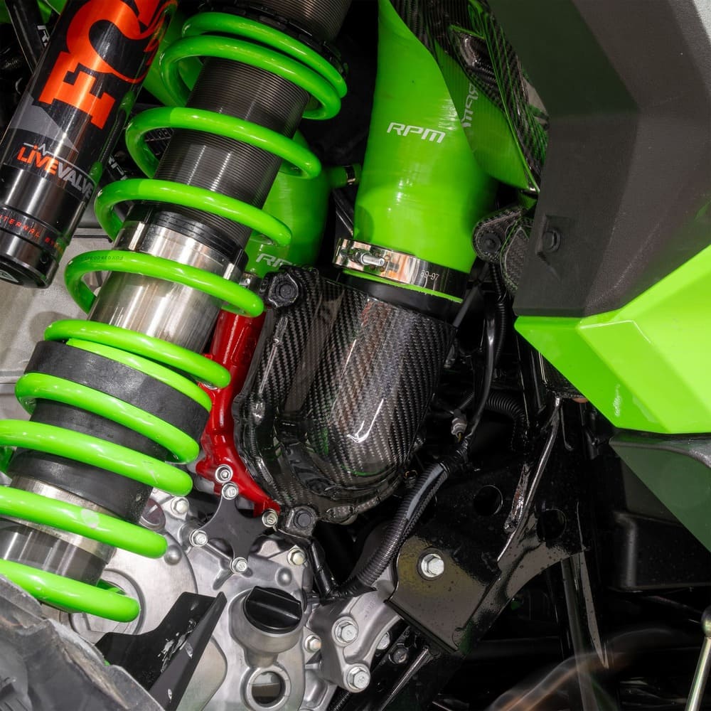 RPM Powersports Kawasaki Teryx H2 Carbon Fiber Supercharger Cover - Image 3